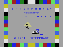 Aquattack title screen for Colecovision